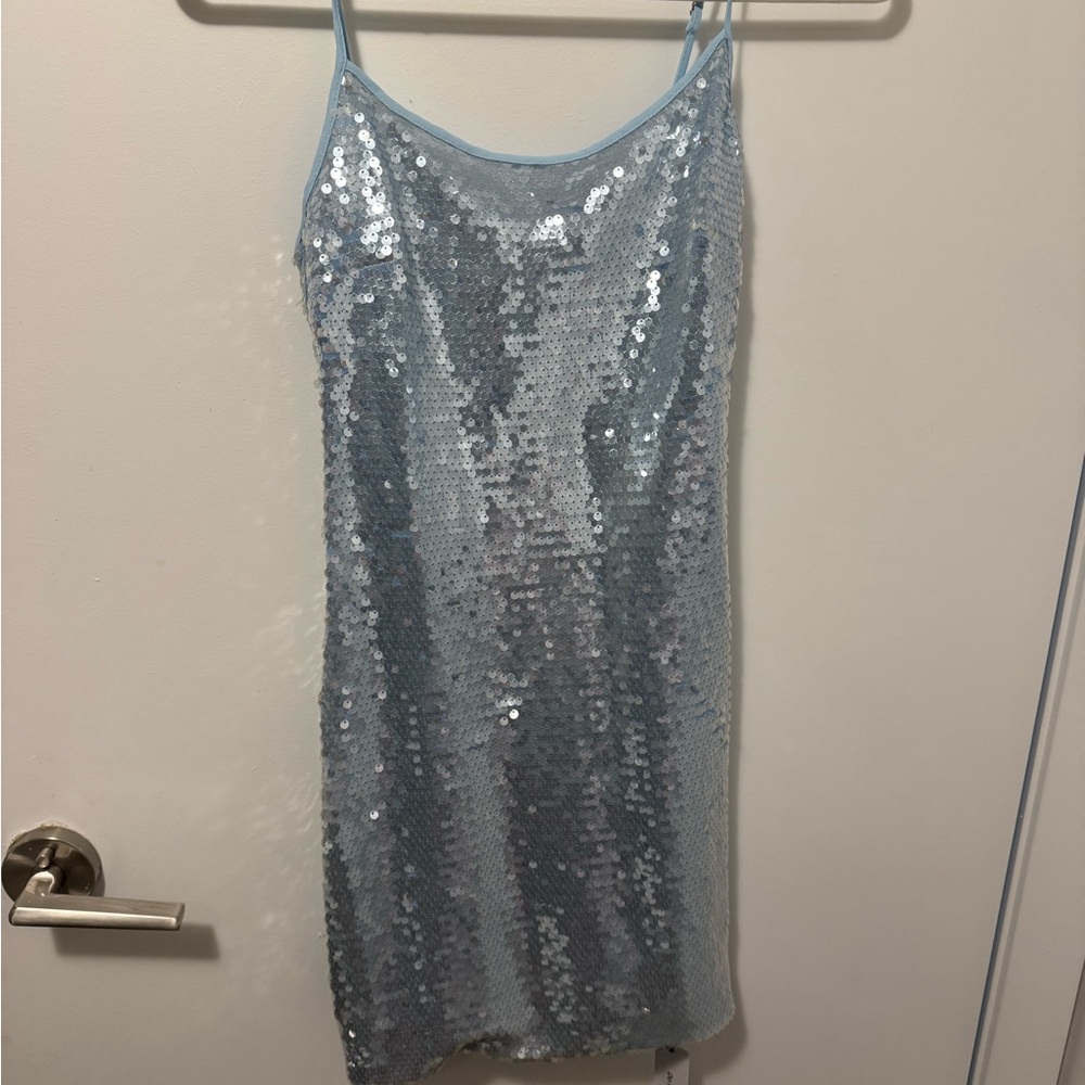 NWT Rumored Sequin Slip Dress
